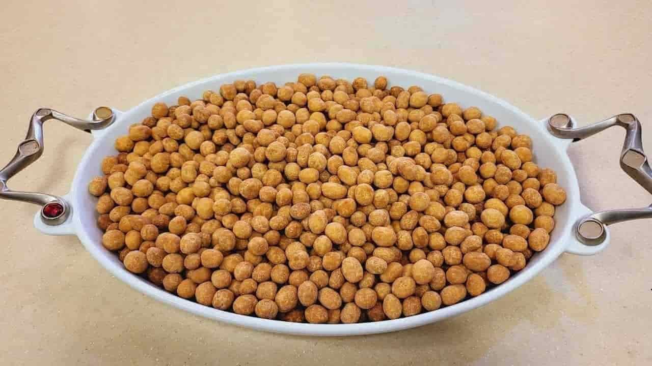 تصویر 2 از بادام زمینی روکشدار کرانچی طعم دار مناسب پذیرایی های خانگی متفاوت